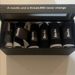 K Nive Men’s Ankle Gray Athletic Socks 6 pairs size M